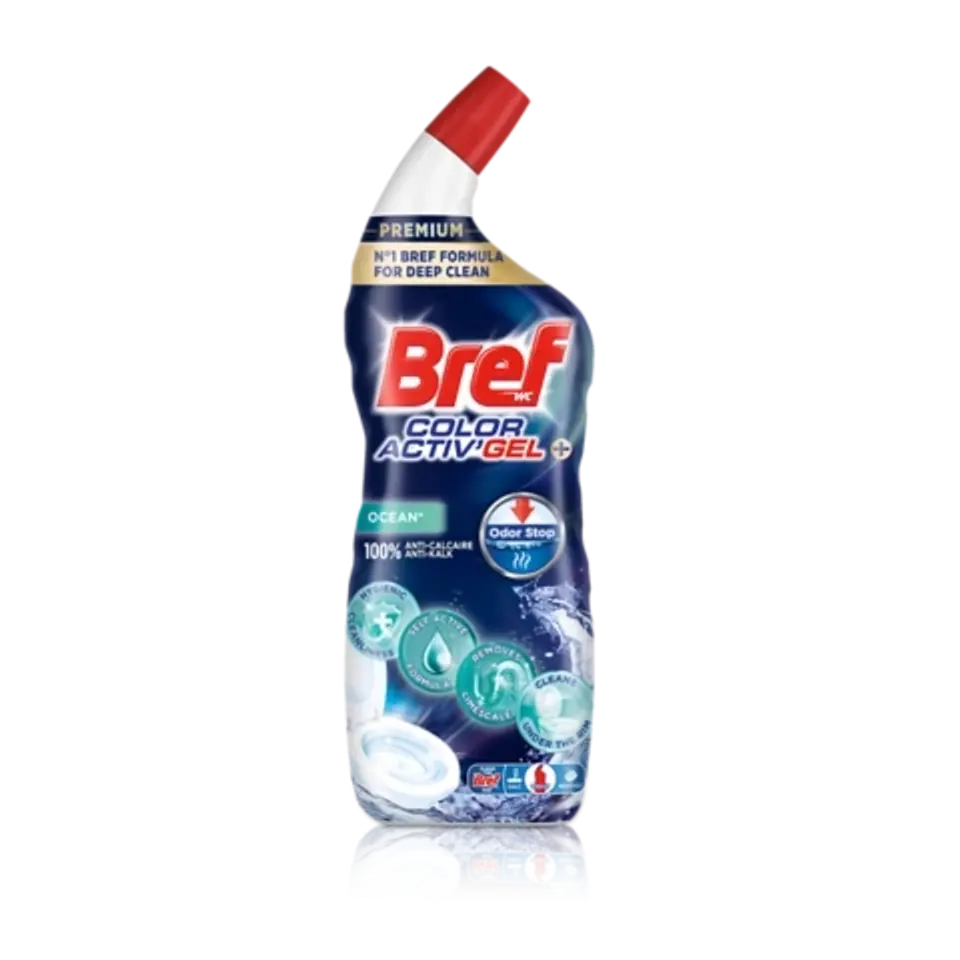 ⁨Bref Color Active Citrus Odor Stop Żel WC 700 ml⁩ w sklepie Wasserman.eu