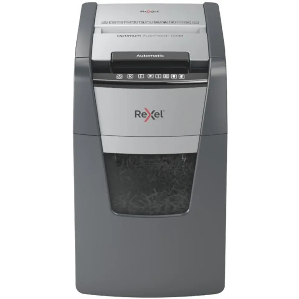 ⁨Rexel AutoFeed+ 150M automatic shredder, P-5, micro cut (2x15mm), 150 sheets, 44 litre bin⁩ at Wasserman.eu