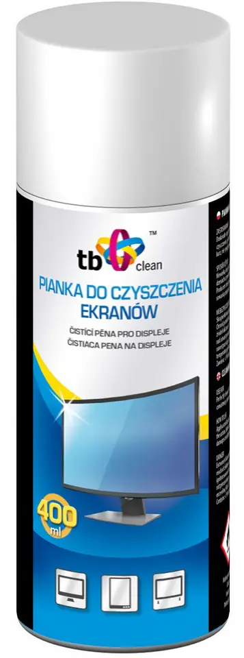 ⁨Clean Pianka do czyszczenia ekranów 400 ml⁩ w sklepie Wasserman.eu