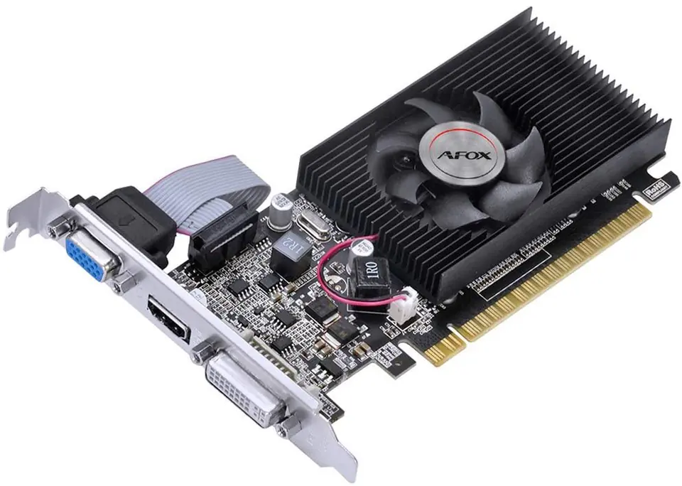 ⁨Karta graficzna AFOX GeForce GT 210 512MB DDR3 (AF210-512D3L3-V2)⁩ w sklepie Wasserman.eu