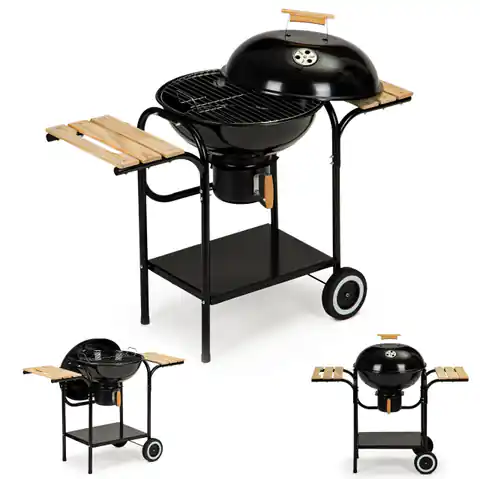 ⁨Garden grill with lid and shelves⁩ at Wasserman.eu