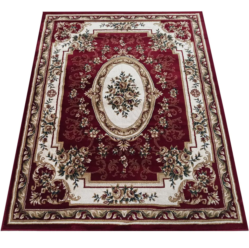 ⁨Exclusive 04 N - bordowy rozeta : Rozmiar - 160 x 220 cm⁩ w sklepie Wasserman.eu