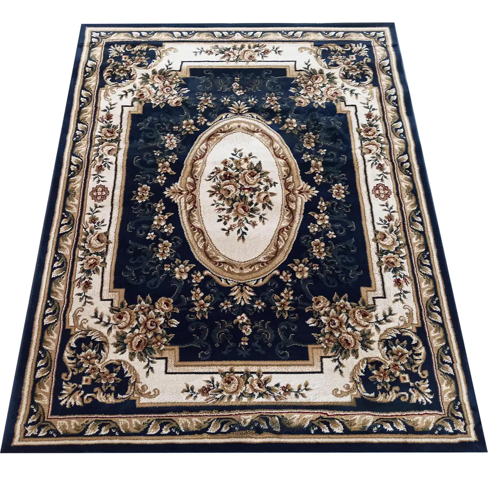 ⁨Exclusive 04 N - granatowy rozeta : Rozmiar - 80 x 150 cm⁩ w sklepie Wasserman.eu
