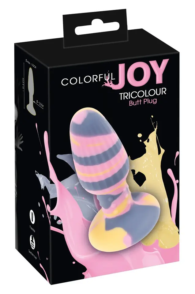 ⁨TRICOLOUR BUTT PLUG⁩ w sklepie Wasserman.eu