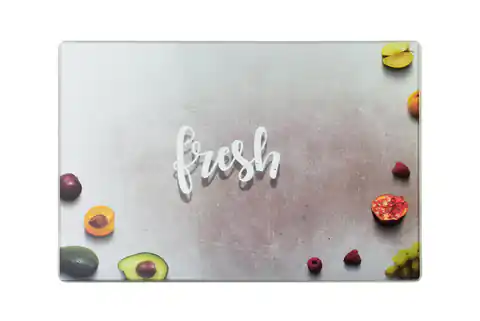 ⁨ARIA Deska do krojenia 20x30cm szklana fresh owoce⁩ w sklepie Wasserman.eu