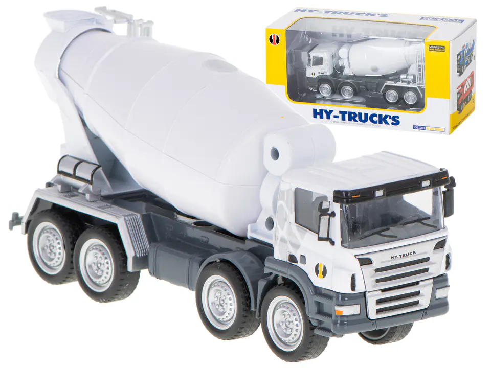 Betoniarka cieżarówka auto budowlane model z metalu Die-Cast 1:50 w sklepie Wasserman.eu
