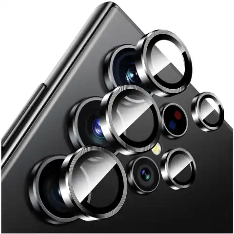 ⁨Szkło do Samsung Galaxy S24 Ultra nakładka na aparat obiektyw obiektywy aparatu Alogy Lens Protector PRO+ osłona ochronna⁩ w sklepie Wasserman.eu