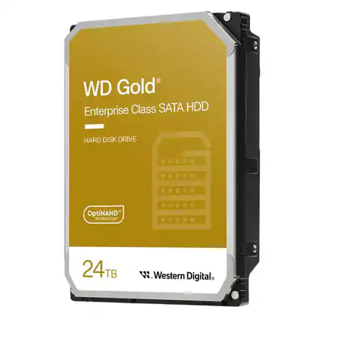 ⁨Dysk twardy HDD WD Gold 24TB 3,5" SATA WD241KRYZ⁩ w sklepie Wasserman.eu