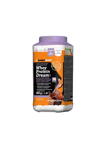 ⁨Odżywka białkowa NAMEDSPORT Whey protein dream / mus czekoladowy 800g⁩ w sklepie Wasserman.eu