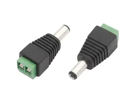 ⁨Connector for LED strips Tue. DC 2.1/5.5⁩ at Wasserman.eu