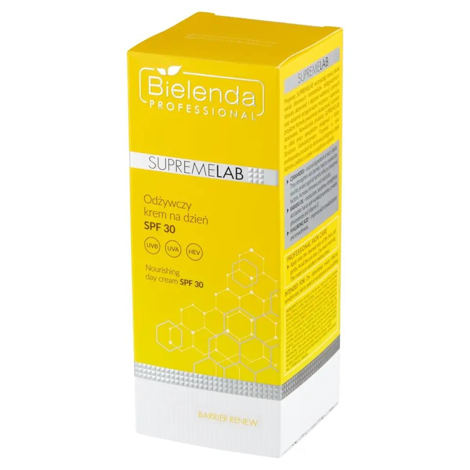 ⁨BIELENDA PROFESSIONAL Supremelab Barrier Renew Odżywczy krem na dzień SPF30 50 ml⁩ w sklepie Wasserman.eu