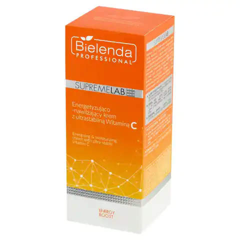 ⁨Bielenda Professional SupremeLab Energy Boost energizing and moisturizing cream with ultrastable vitamin C 50ml⁩ at Wasserman.eu