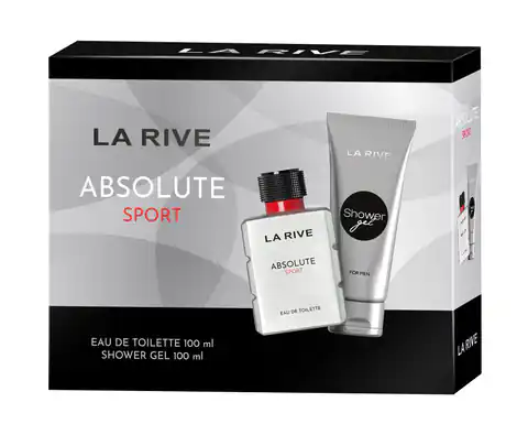 ⁨LA RIVE Man Zestaw prezentowy Absolute Sport (woda toaletowa 100 ml + żel pod prysznic 100 ml)⁩ w sklepie Wasserman.eu