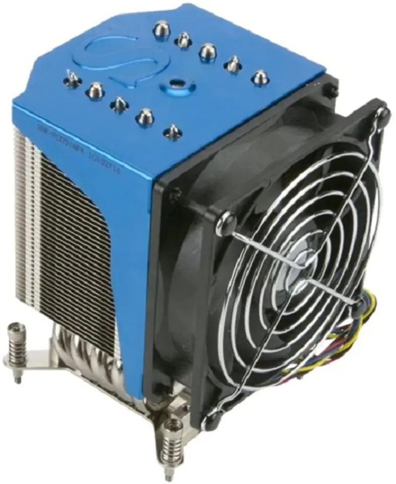 ⁨Supermicro SNK-P0051AP4 computer cooling system Processor Air cooler Black, Blue, Metallic, Silver⁩ at Wasserman.eu