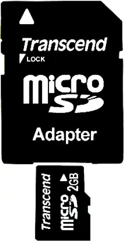 ⁨Karta pamięci TRANSCEND 2 GB Adapter SD⁩ w sklepie Wasserman.eu