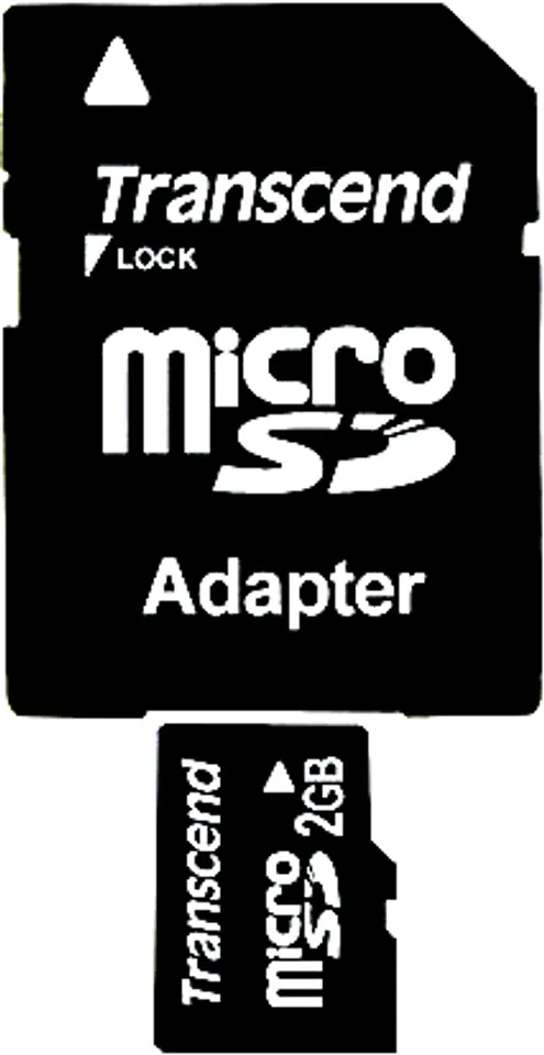 ⁨Karta pamięci TRANSCEND microSDHC 2 GB Adapter SD⁩ at Wasserman.eu
