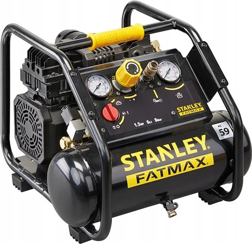 KOMPRESOR BEZOLEJOWY FATMAX WYCISZONY 6L 8 BAR 1.5KM w sklepie Wasserman.eu
