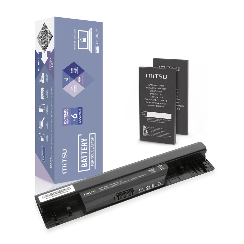 Bateria Mitsu do Dell Inspiron 1464, 1564 w sklepie Wasserman.eu