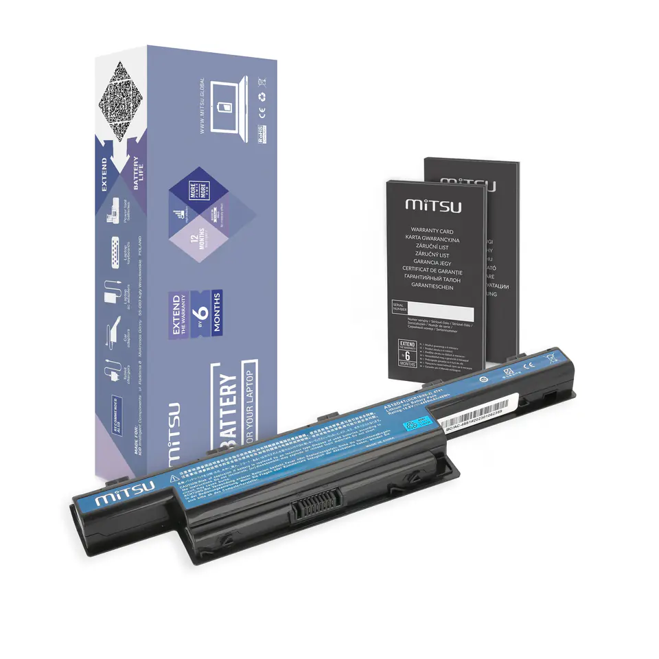 ⁨Bateria Mitsu do Acer Aspire 4551, 4741, 5741⁩ w sklepie Wasserman.eu