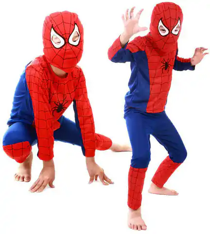 ⁨Kostium strój Spidermana rozmiar S 95-110cm⁩ w sklepie Wasserman.eu
