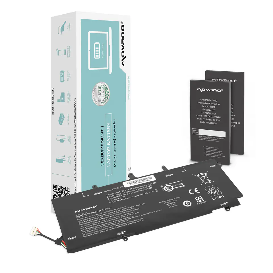 Bateria Movano do HP EliteBook Folio 1040 G1, G2 w sklepie Wasserman.eu