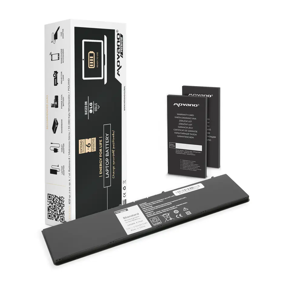 Bateria Movano Premium do Dell Latitude E7440 w sklepie Wasserman.eu