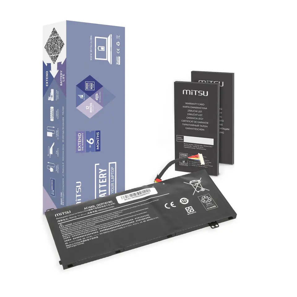 Bateria Mitsu do Acer Aspire V15, VN7 w sklepie Wasserman.eu