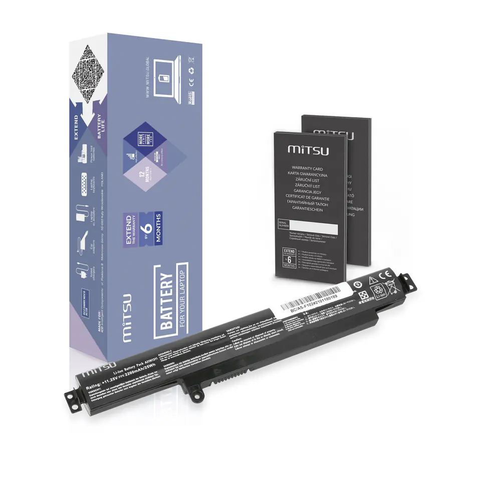 Bateria Mitsu do Asus F102BA, X102B w sklepie Wasserman.eu