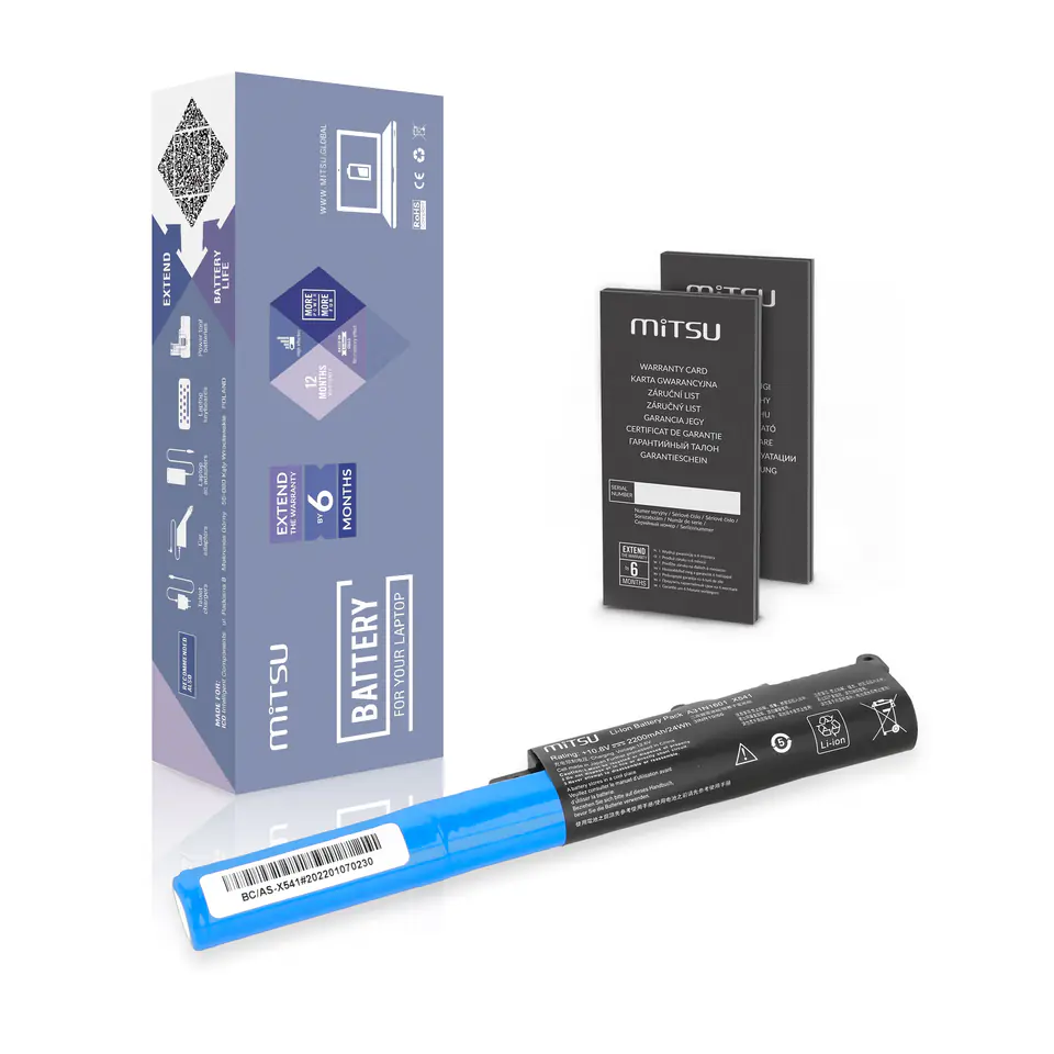 ⁨%Mitsu Asus X541 (2000 mAh)⁩ at Wasserman.eu