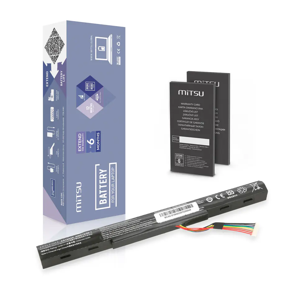 ⁨Battery Acer Aspire E15 E5-475 2200 MAH 32 WH⁩ at Wasserman.eu