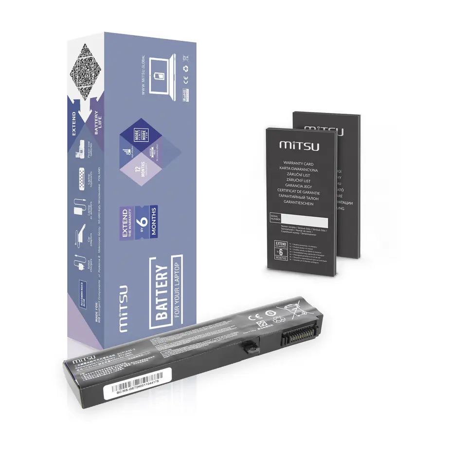 Bateria Mitsu do MSI GE72, GL72 w sklepie Wasserman.eu
