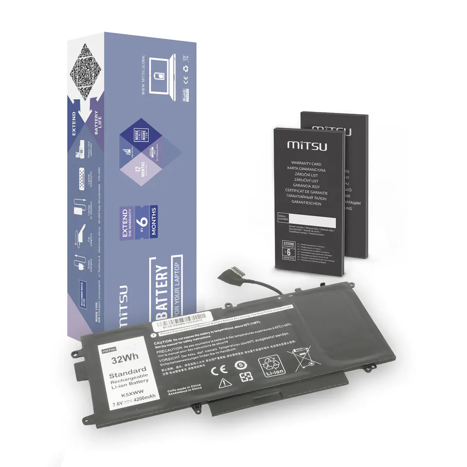 ⁨Mitsu Battery for Dell Latitude E5289⁩ at Wasserman.eu