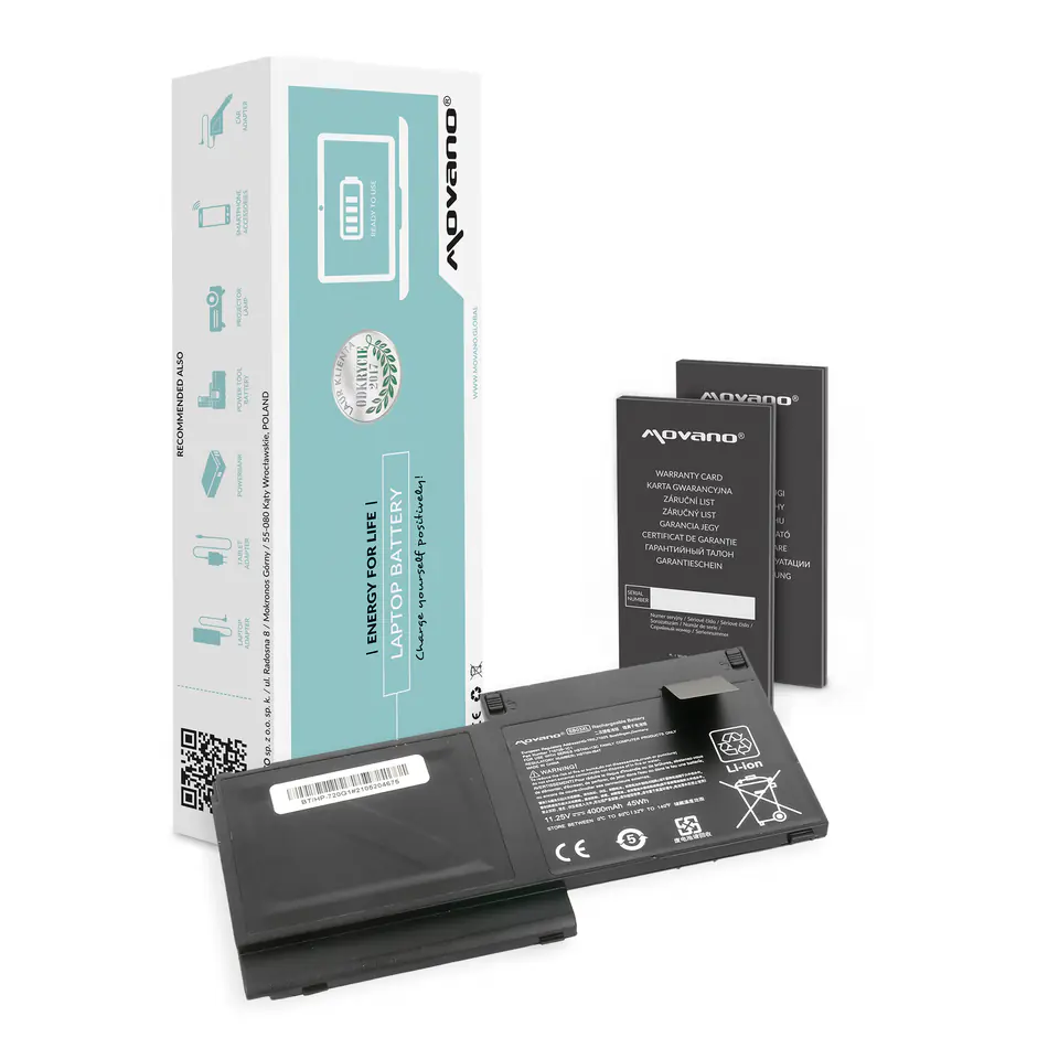 ⁨Bateria Movano do HP EliteBook 720 G1, G2⁩ w sklepie Wasserman.eu