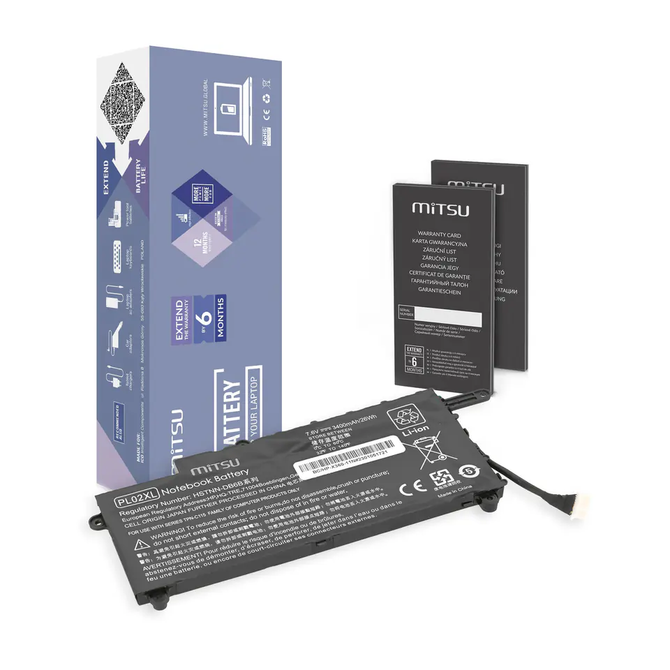 ⁨Bateria Mitsu do HP Pavilion X360 11-N⁩ w sklepie Wasserman.eu