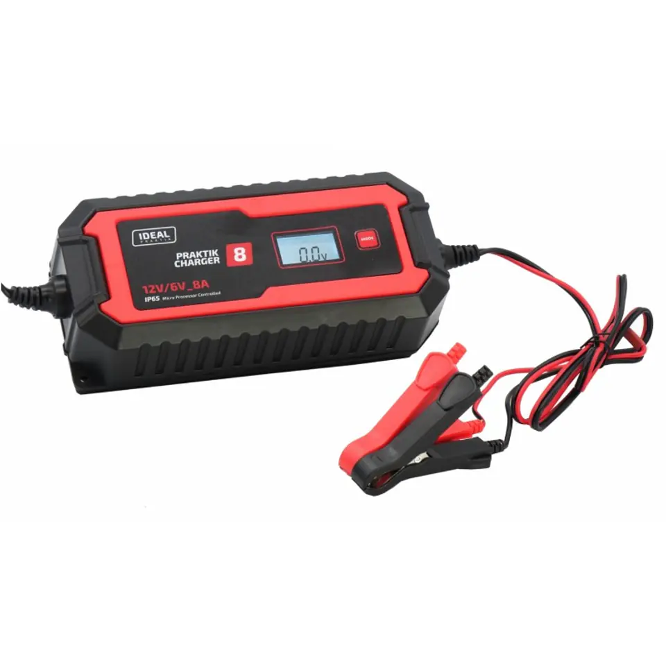 ⁨SMART CHARGER PRAKTIK CHARGER 8 LCD 6/12V⁩ at Wasserman.eu