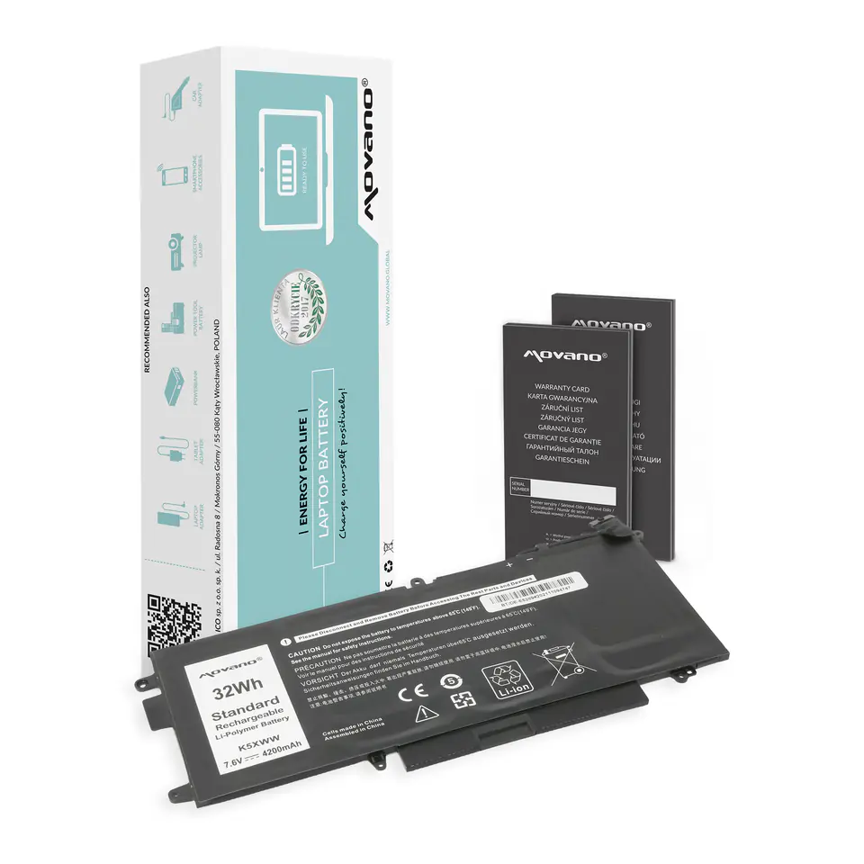 Bateria Movano do Dell Latitude E5289 w sklepie Wasserman.eu