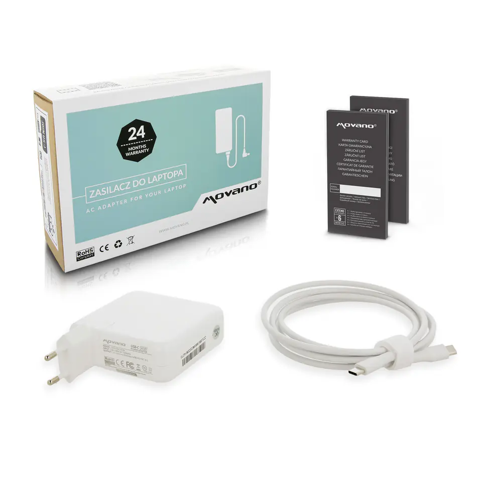 ⁨Zasilacz Movano 96W USB type C USB-C⁩ w sklepie Wasserman.eu