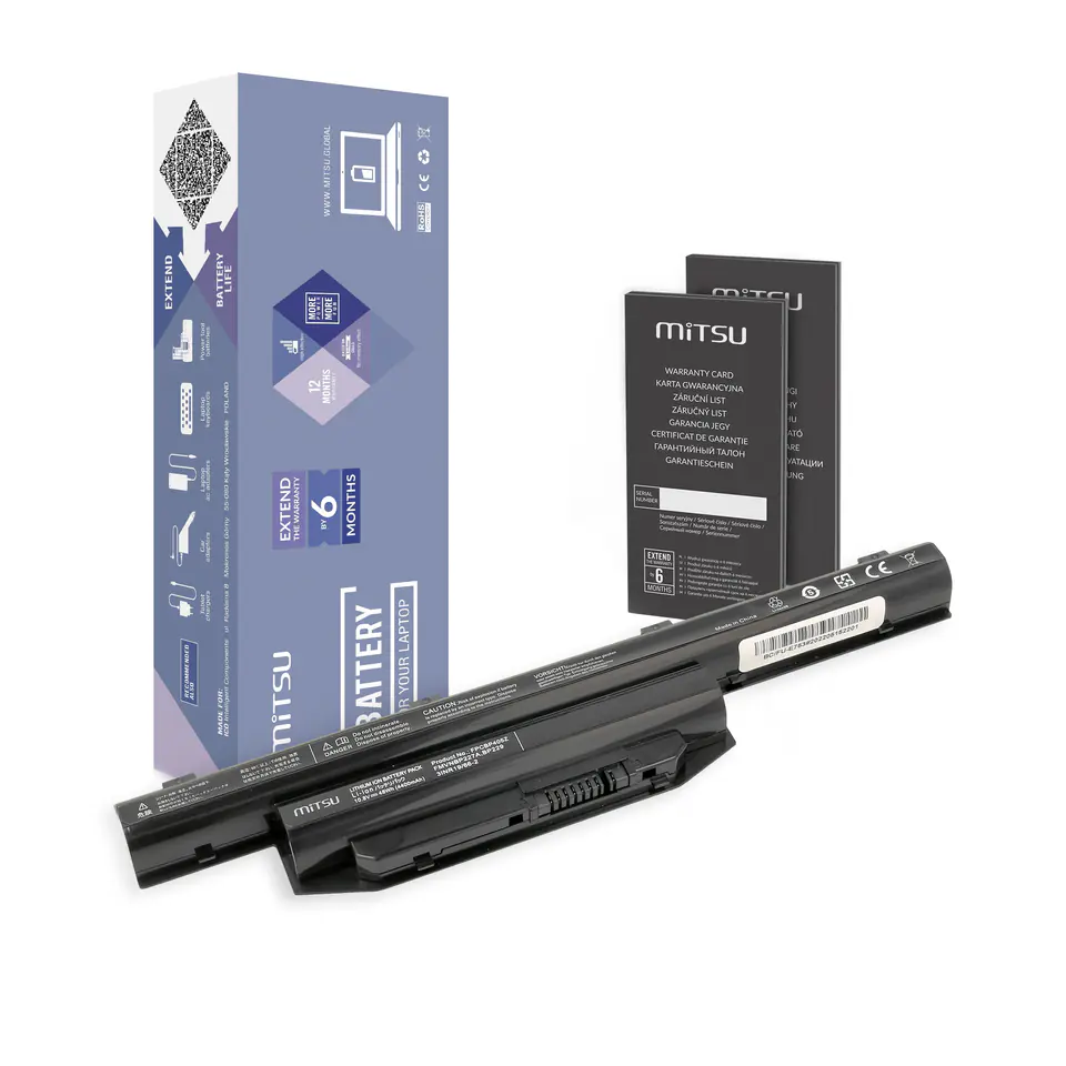 ⁨Mitsu Battery for Fujitsu Lifebook E753⁩ at Wasserman.eu