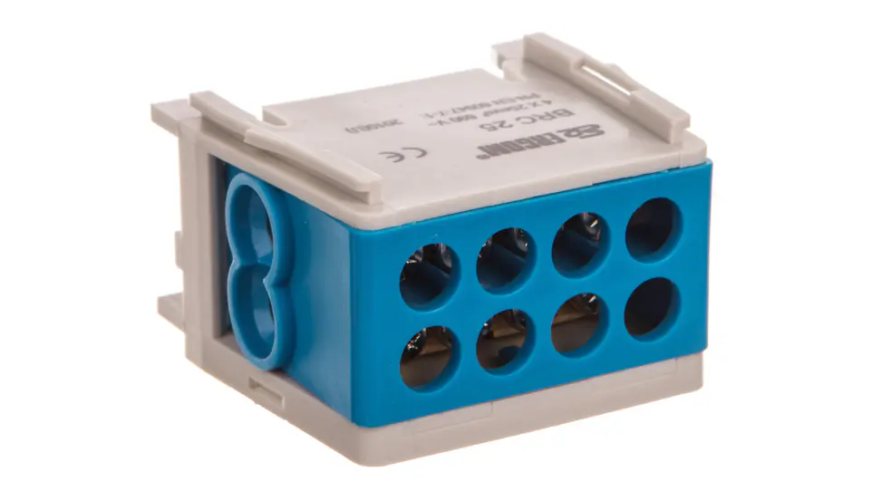 ⁨Compact distribution block BRC 25-1/2 blue R33RA-02030000501⁩ at Wasserman.eu