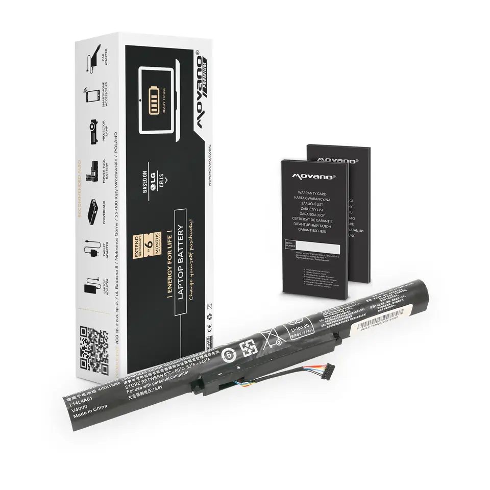 ⁨Bateria Movano Premium do Lenovo IdeaPad 310, 510S⁩ w sklepie Wasserman.eu