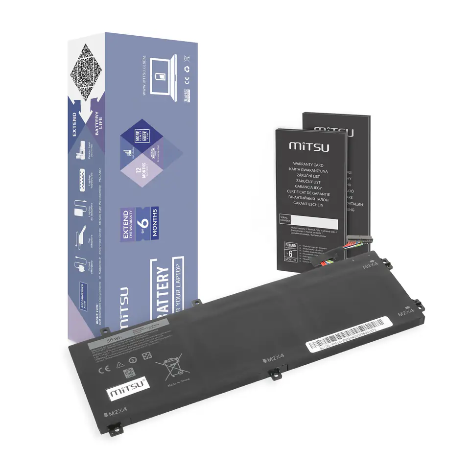 ⁨Bateria Mitsu do Dell XPS 15 (9550) - H5H20⁩ w sklepie Wasserman.eu