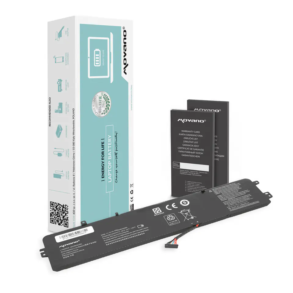 ⁨Bateria Movano do Lenovo IdeaPad 700-15, Y520⁩ w sklepie Wasserman.eu