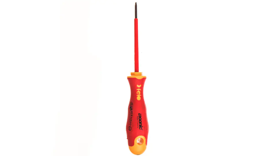 ⁨Slotted screwdriver 2,5 x 0,4 insulated 1000V Ergonic 400 VDE 41302590⁩ at Wasserman.eu