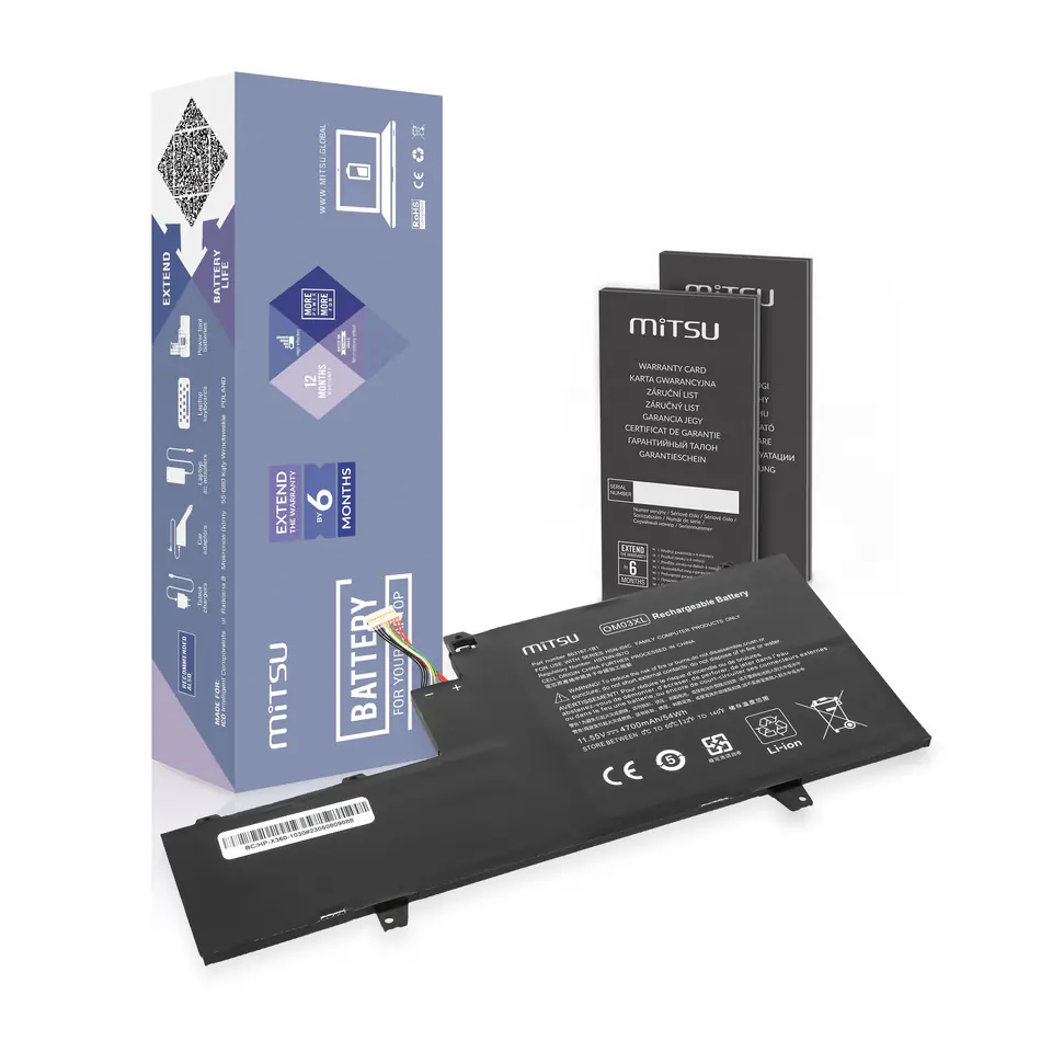 ⁨Bateria Mitsu do HP EliteBook x360, 1030 G2⁩ w sklepie Wasserman.eu