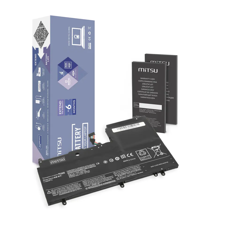 ⁨MITSU LENOVO YOGA 700-14ISK 6280mAh 7,4V⁩ at Wasserman.eu