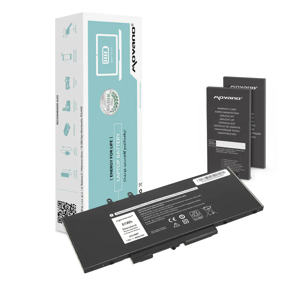 ⁨Bateria Movano do Dell Latitude 5400, 5500⁩ w sklepie Wasserman.eu