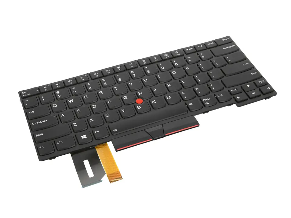 ⁨Klawiatura laptopa do Lenovo ThinkPad T480S T490 T495 (podświetlenie, trackpoint)⁩ w sklepie Wasserman.eu