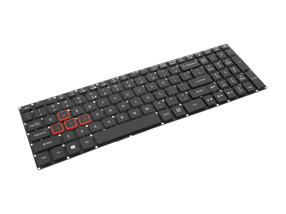 ⁨Klawiatura laptopa do Acer Nitro 5 AN515 - taśma 32pin (numeryczna, podświetlana)⁩ w sklepie Wasserman.eu