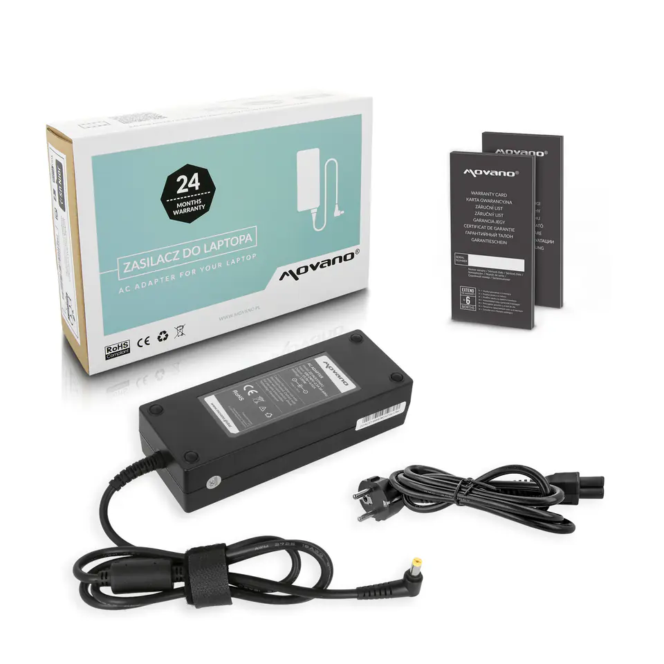 Zasilacz Movano 19.5v 6.92a (5.5x1.7) 135W do Acer w sklepie Wasserman.eu