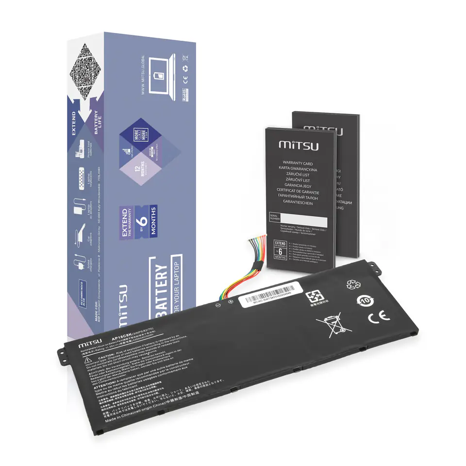 ⁨MITSU ACER SWIFT 3 5 travelmate 4350MaH 11,5⁩ at Wasserman.eu
